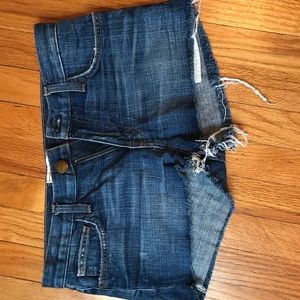 Short denim shorts
